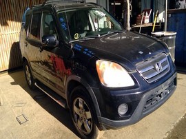 2005 HONDA CR-V, BLACK, EX MODEL, 2.4L, AT. AWD.  A26241